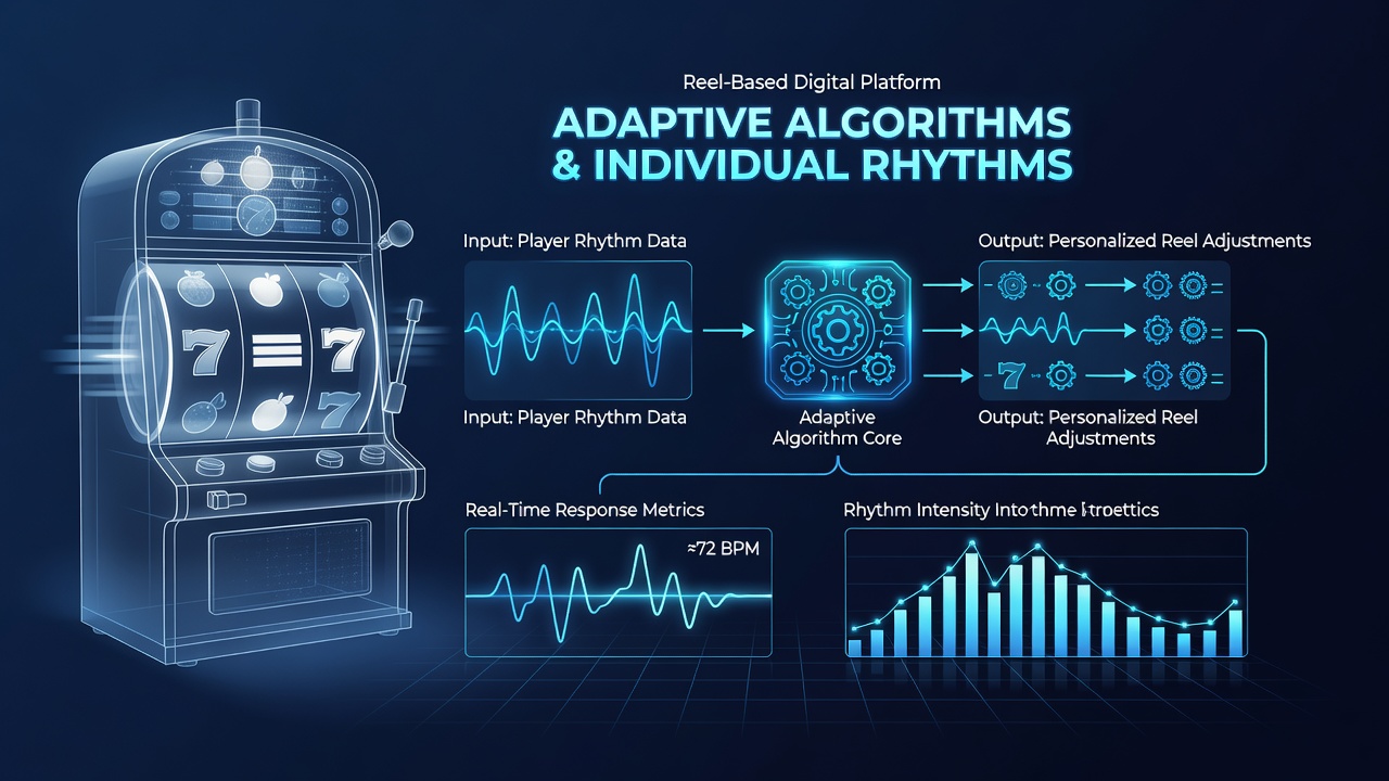 Data visualization of playing rhythm patterns in digital slots