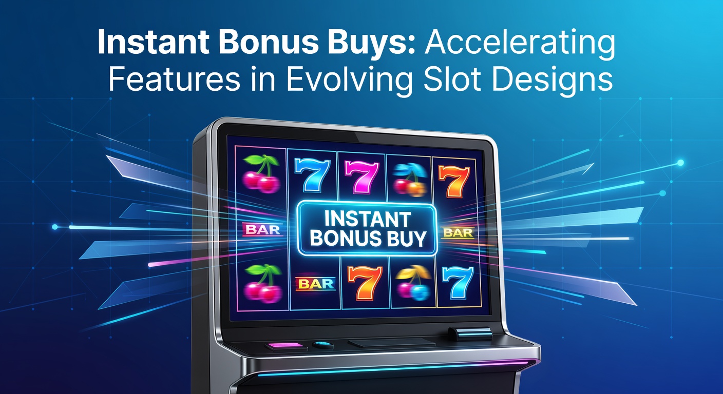 Vibrant slot machine screen displaying a bonus buy option with glowing buttons and jackpot multipliers, highlighting instant access to high-volatility features