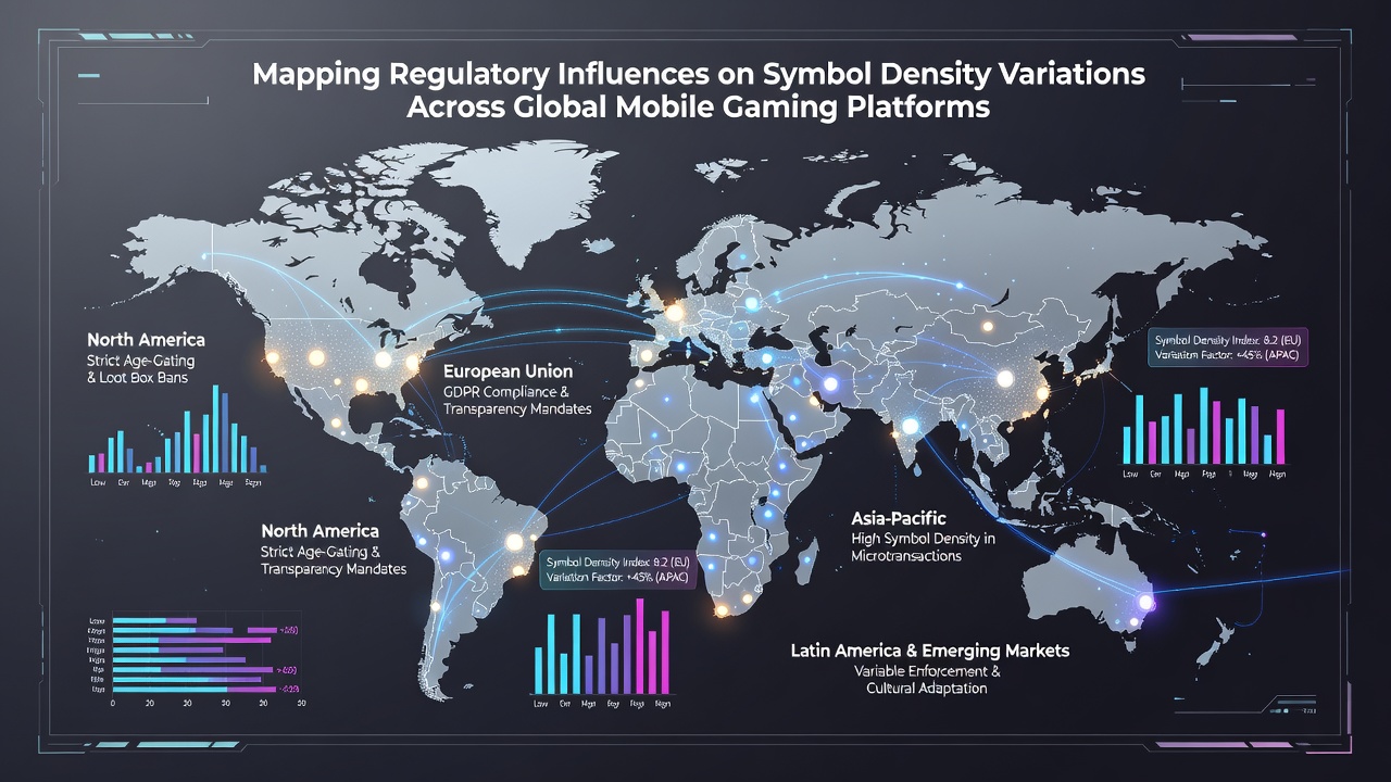 Comparative chart showing symbol density adjustments across regulatory regions