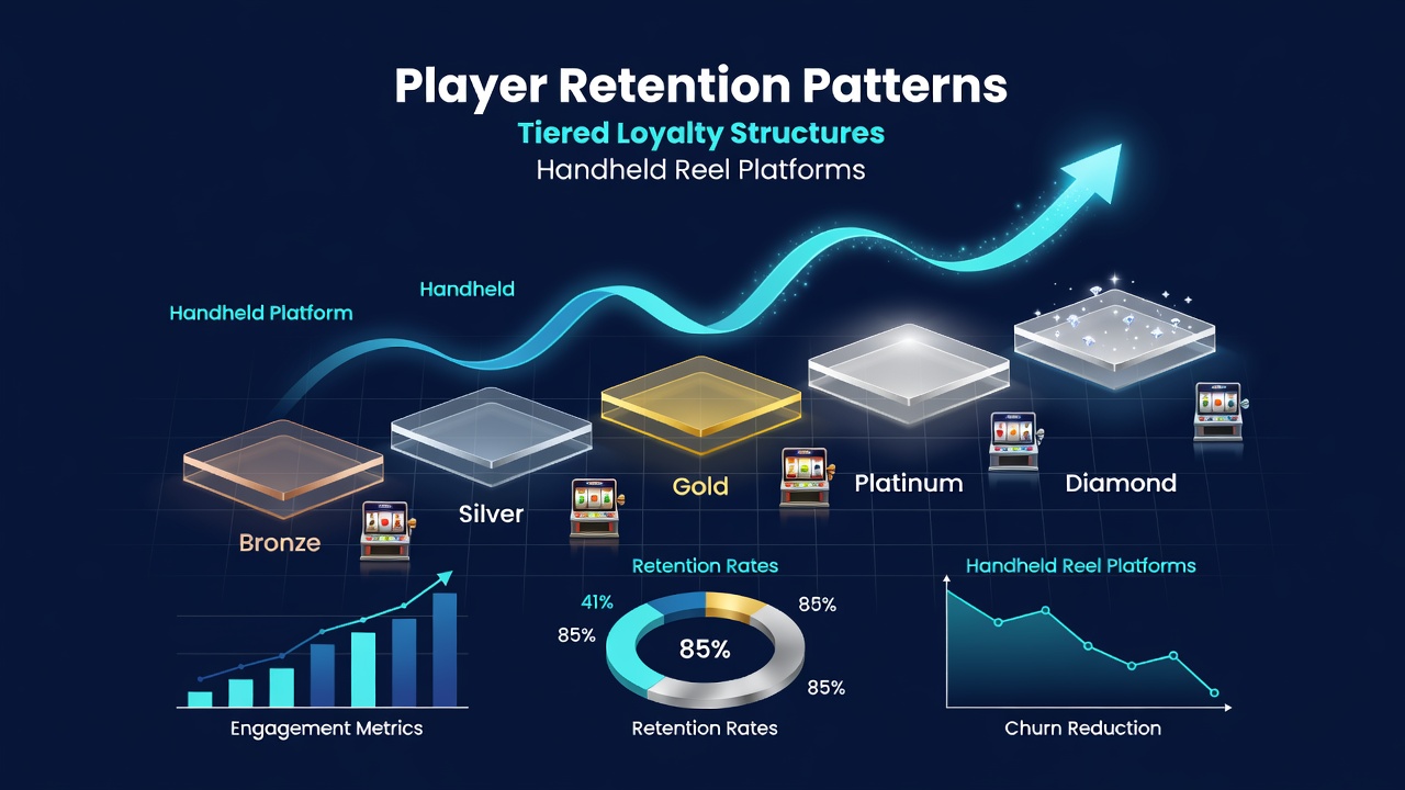 Mobile screen capture illustrating loyalty point accumulation during a reel session with tier upgrade notification overlay