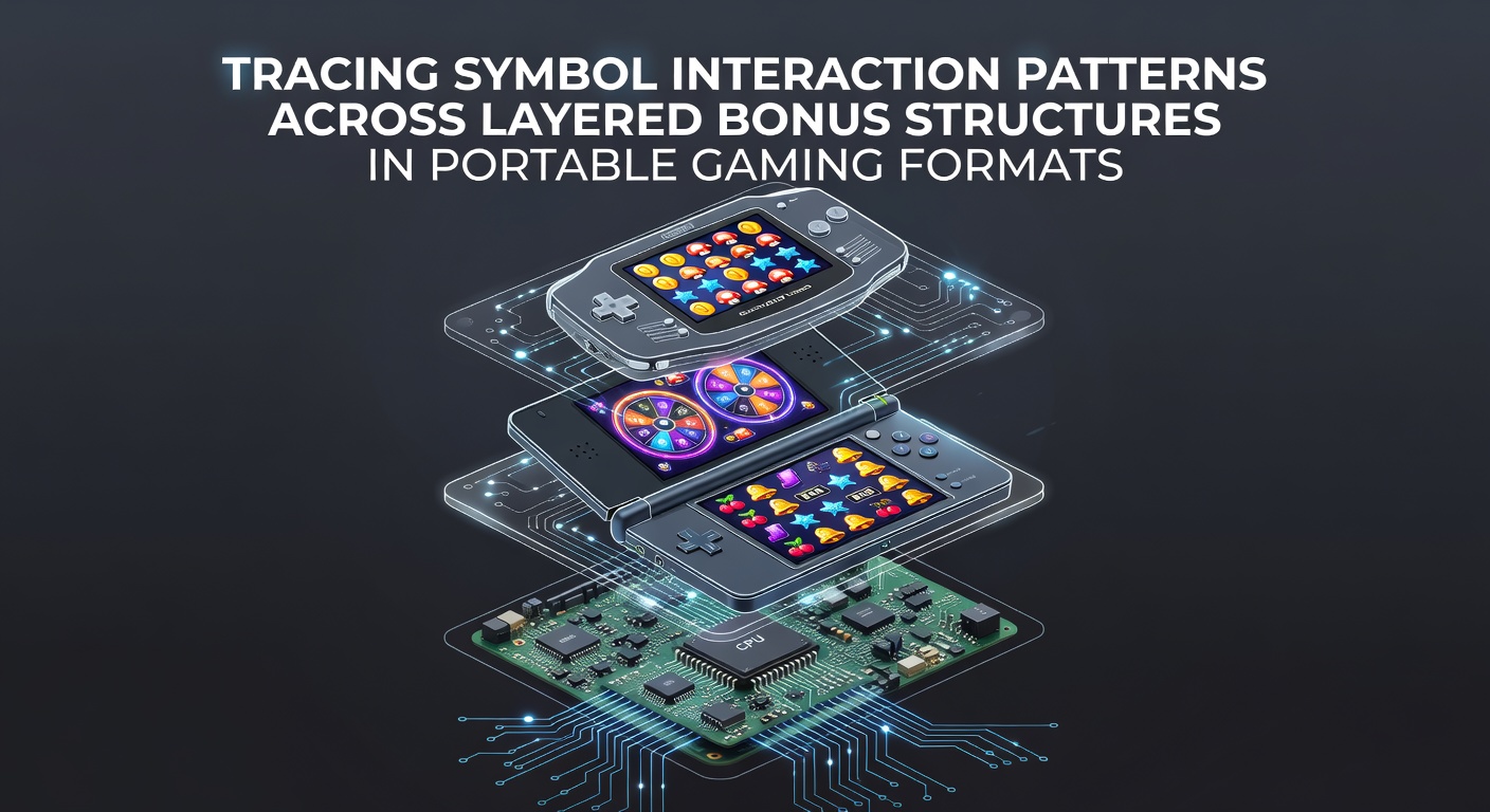 Diagram showing symbol interactions in layered mobile slot bonus structures