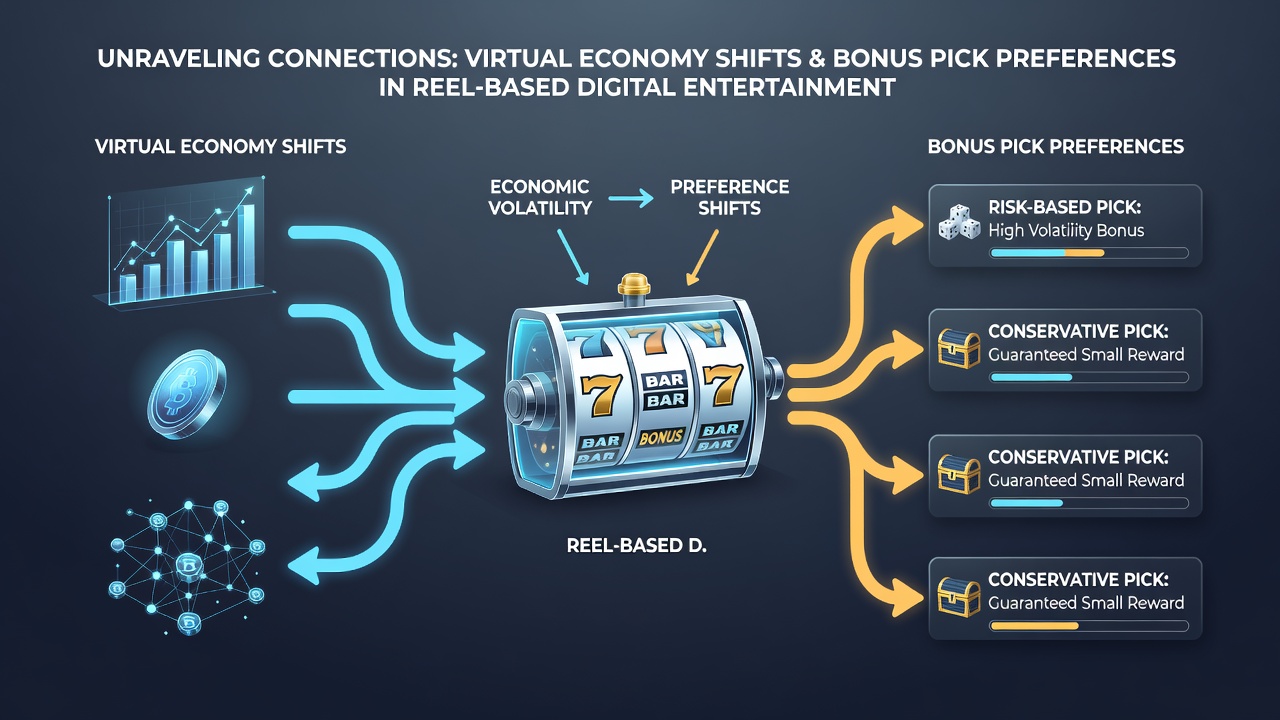 Analysis of player bonus selections in reel slots during periods of virtual economy adjustment